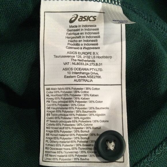 Asics South Africa Rugby Springboks Polo M/L read - Picture 5 of 5